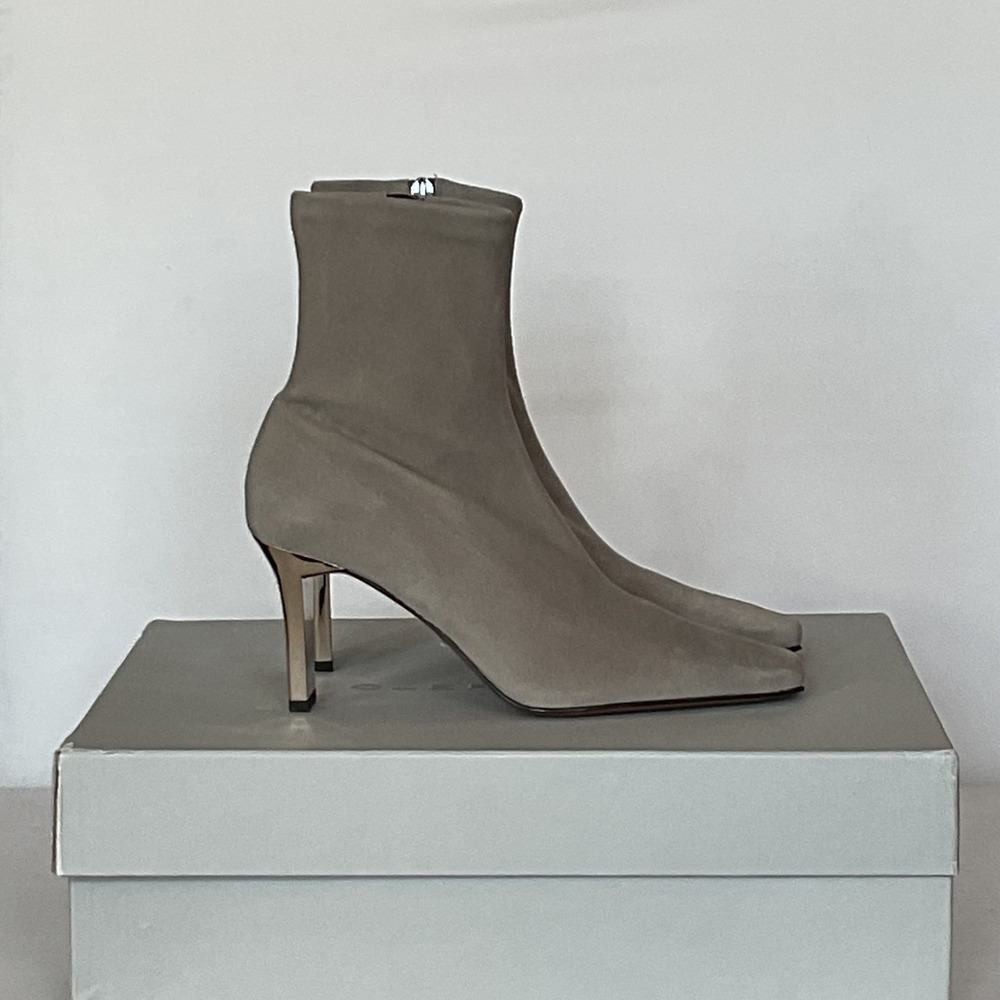 Clergerie Sharon Lambskin Stretch Boot Women's 37.5 NIB